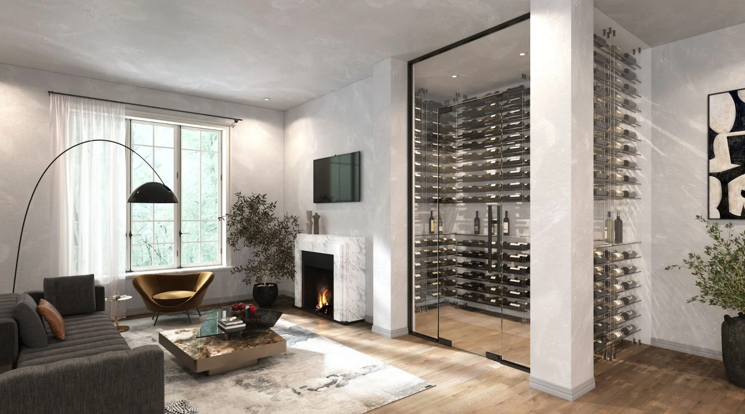 High Quality Temperature Control Dual Zone Compressor Wine Fridge Wine Cabinets with Rack