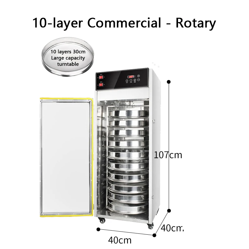 20 Layer Large Rotary Dehydrator Commercial Food Dryer Fruit Tea Vegetable Pet Air Dryer Sausage Food Dryer Household Food images - 6