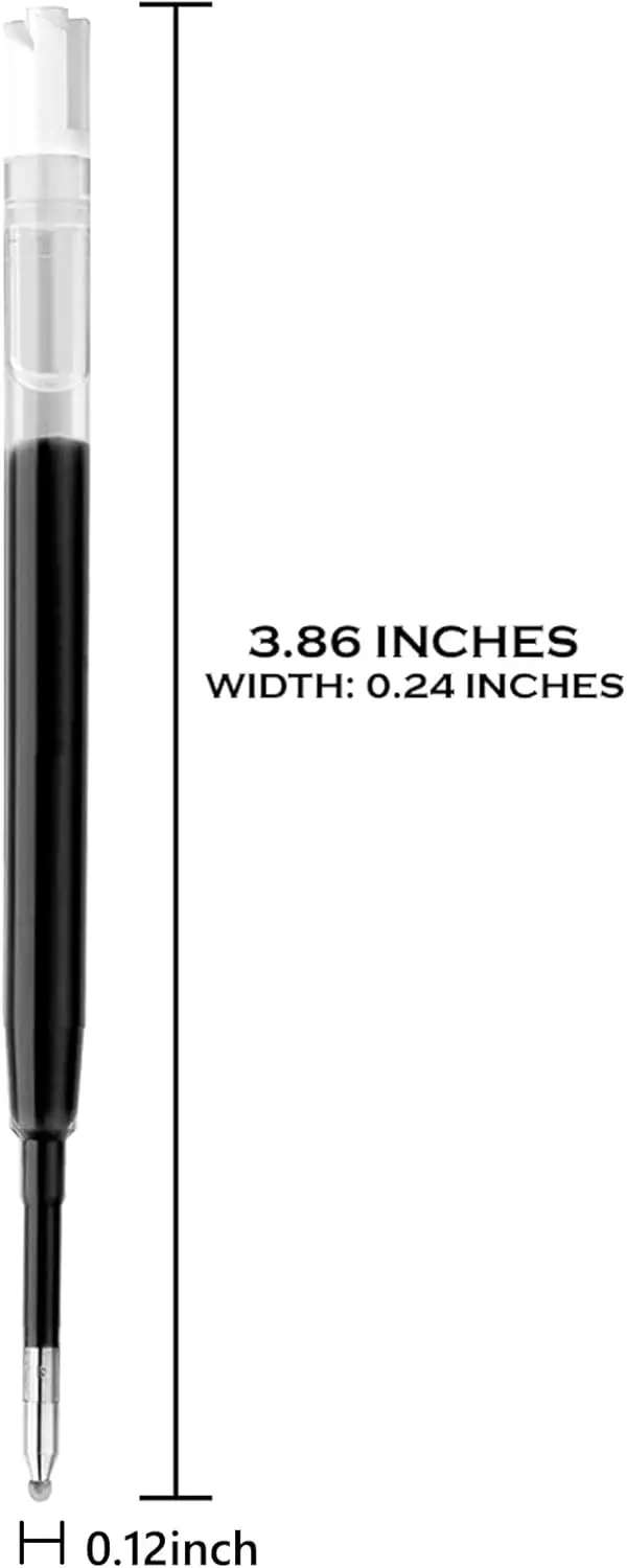 G2 젤 잉크 펜 리필, 접이식 젤 펜용, 0.5mm 가는심, 5개입