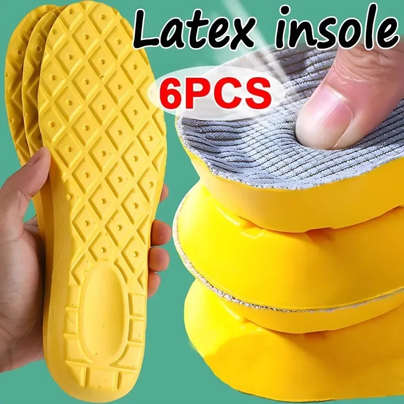 2/6Pcs Sports Shoes Insoles Super Soft Running Insole Feet Shock Absorption Baskets Shoe Sole Arch Support Orthopedic Insert shoe insoles orthopedic insoles