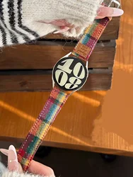 Bracciale Sportivo in Pelle Intrecciata per Galaxy Watch - Cinturino Premium