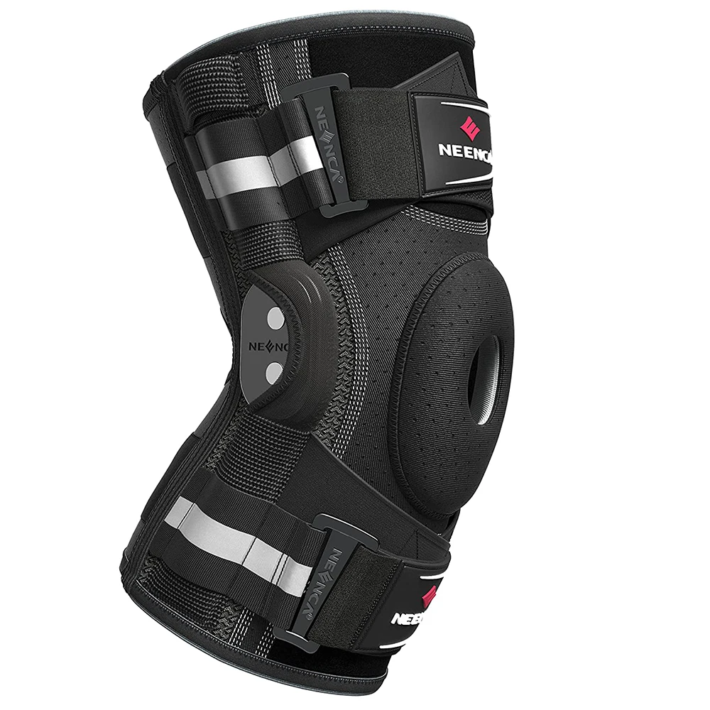 Hinged Knee Brace Dual Side Stabilizers Knee Support for Knee Pain Relief Arthri