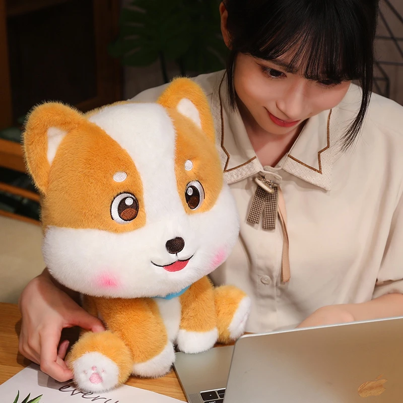New Simulation Corgi Dog Doll Short-legged Stuffed Animal Toy Super Realistic Toy For Dog Lover Luxury Quality Home Decor Pet