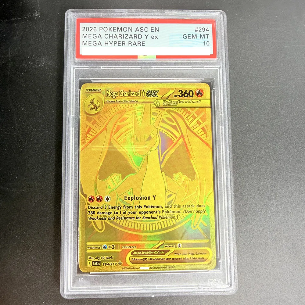 DIY PTCG 레이팅 카드 2026 ASC EN 메가 리자몽 Y ex 294/217 ..