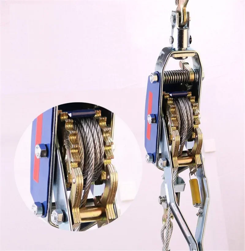 Use for heavy lifting,goods tied more tightly Portable Manual tensioner Don't need power Steel wire lifting tools 1 Ton to 4 Ton