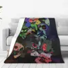 Dandy's World Fleece Blanket Horror Game Novelty Throw Blankets for Home 125*100cm Bedspread 2