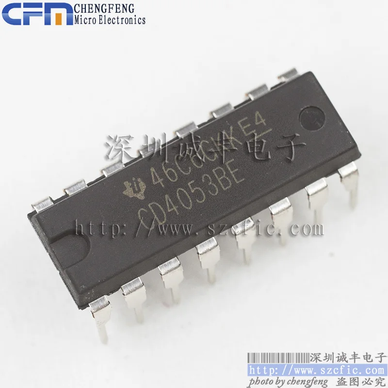 

10 шт. CD4053BE CD4053 DIP оригинальная новая быстрая доставка