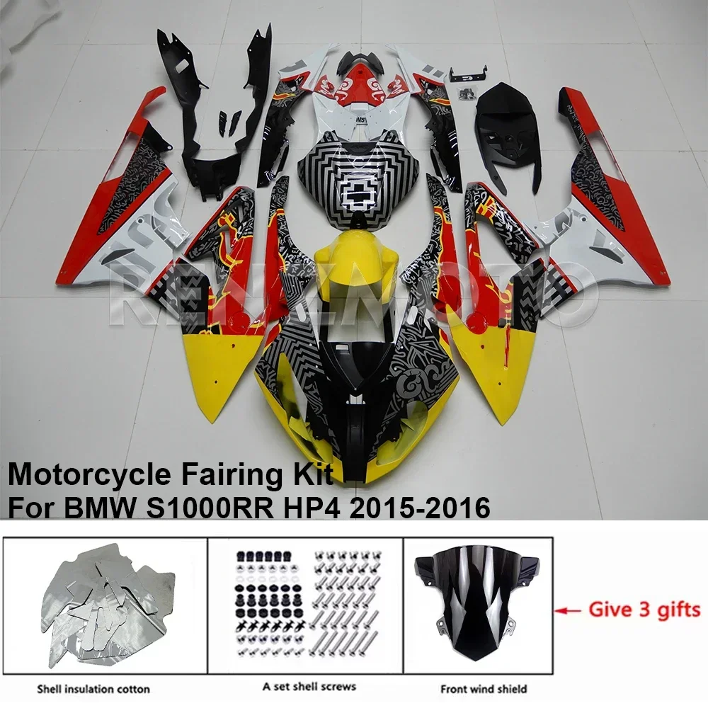 

For BMW S1000RR HP4 2015-2016 Fairing R/Z BS6002 Motorcycle Set Body Kit Decoration Plastic Guard Plate Accessories Shell