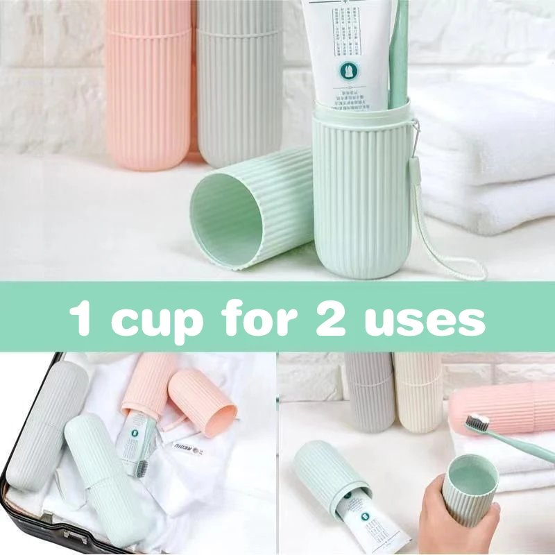 Outdoor Portable Toothpaste Toothbrush Protect Holder Case Travel Camping Storage Box
