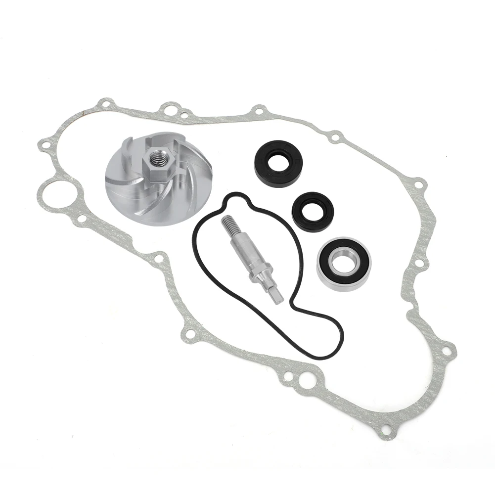 0413 For Yamaha YFZ 450 YFZ450 ATV Water Pump Impeller with Shaft