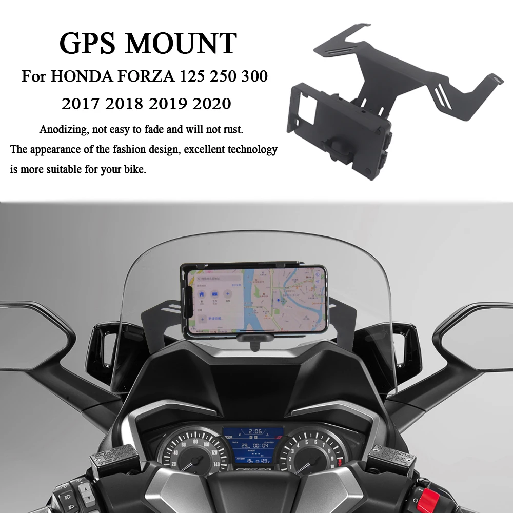 

Аксессуары для мотоциклов, панель для GPS навигатора, фотодержатель для Honda Forza 300 250 Forza 125 MF13 2017-2020