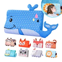 Toddler Memory Foam Pillow With Filler Fiber Slow Rebound Soft Baby Pillow Small Breathable Neck Pillow Cartoon Pillows Washable 1