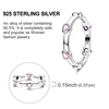 Bague en argent sterling 925 véritable, forme de cœur, trèfle, bijoux pour femmes, cadeau d'anniversaire, de fiançailles