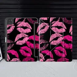 Stylish Pink Lips Tablet Holder Cover Case - iPad Pro 2021 11inch (Mix01)