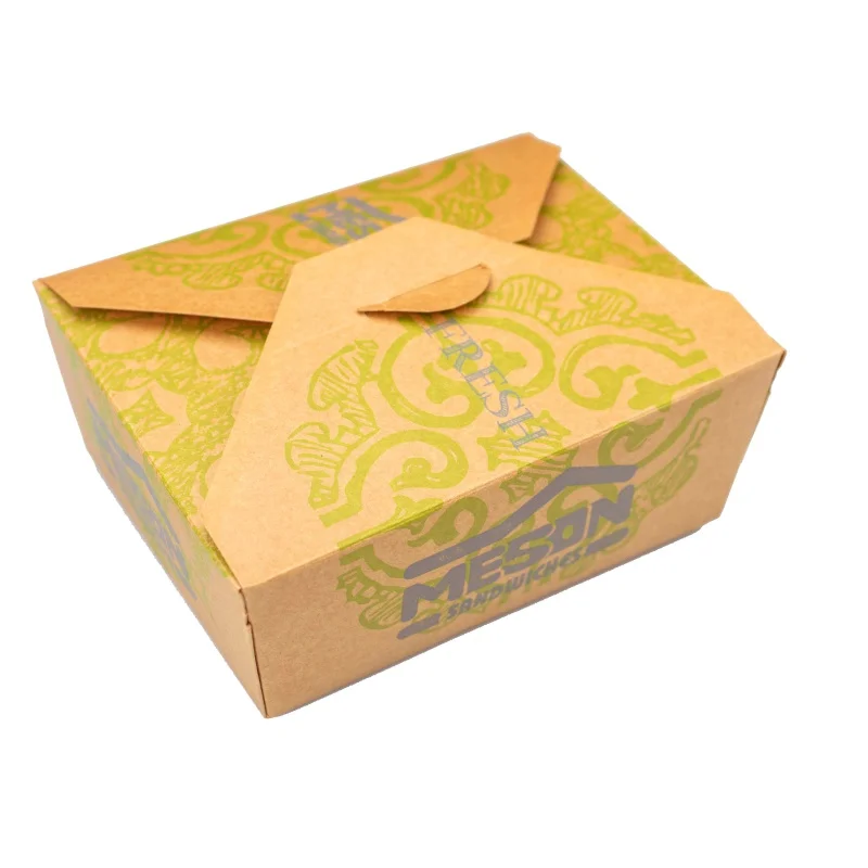 

Customized productKraft Paper Burger Packaging Fast Food Box Sandwich Box