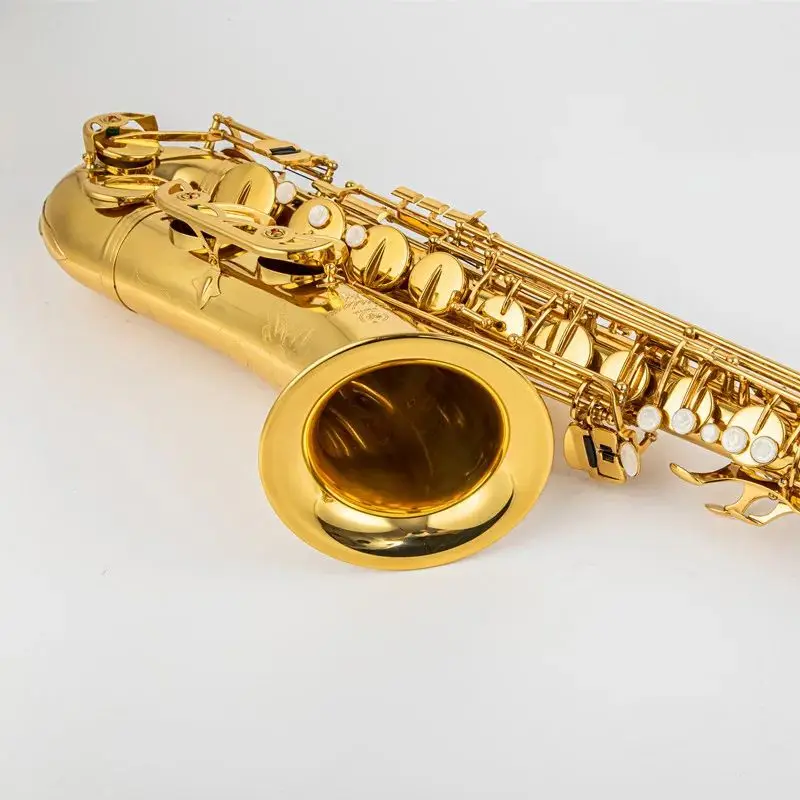 High Tenor Saxophone YTS-875EX Bb Tune lacquered Gold Woodwind Instrument With Case Accessories