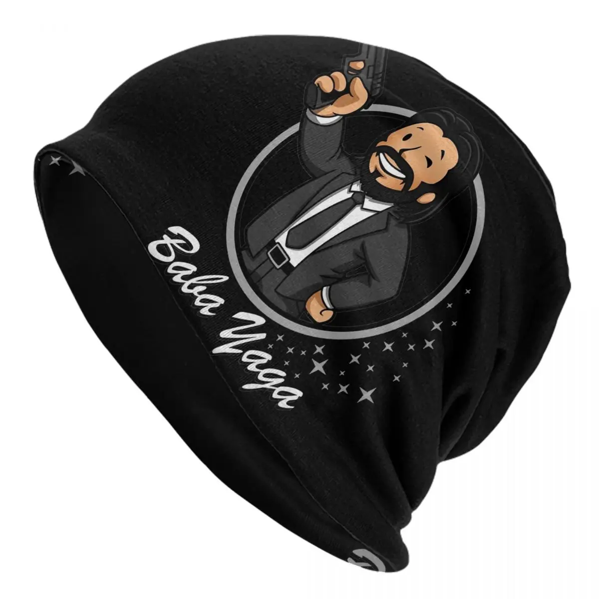 

John Wick Baba Yaga Cap Cartoon Keanu Reeves Autumn Winter Outdoor Skullies Beanies Hat Spring Warm Dual-use Bonnet Knit Hat