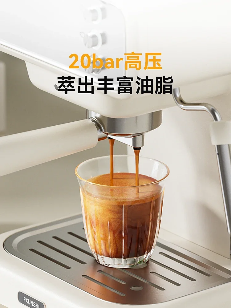 Semi automatic coffee maker machine Smart Pump Drip type Espresso coffee machine 20Ba portable coffee maker Home Appliance 220V 5