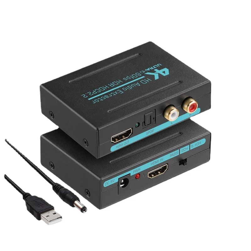 Nuovo Estrattore Audio Hdmi-Decodificatore Audio Hd 120Hz-Splitter Hdmi 4K-Convertitore Audio
