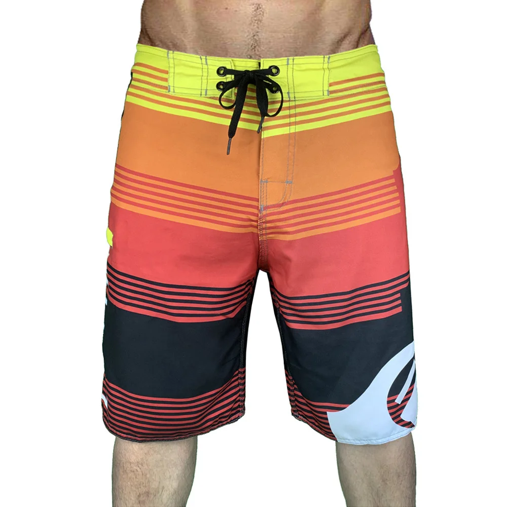 

2023 Popular leisure fitness sports large size shorts men's peach fur surf speed dry beach pants five points shorts