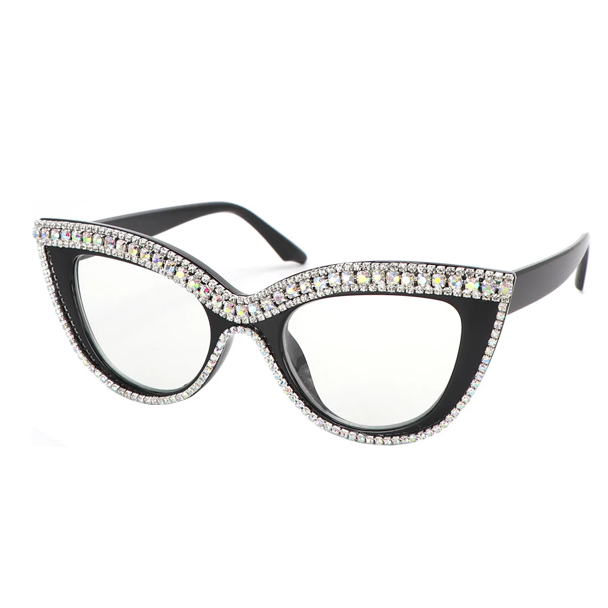 blue light reading glasses Anti Blue Ray Rhinestone Computer Glasses For Women Cat Eye Diamond Eyeglasses Girls Female blue blocker glasses