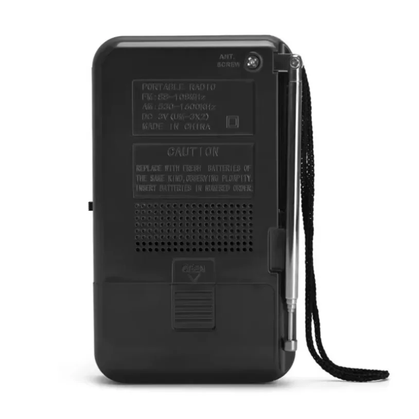 ICF-961 Mini Radio FM- AM FM Battery Operated Portable Radio Best Reception Longest Lasting For Running Walking Home Soundbox