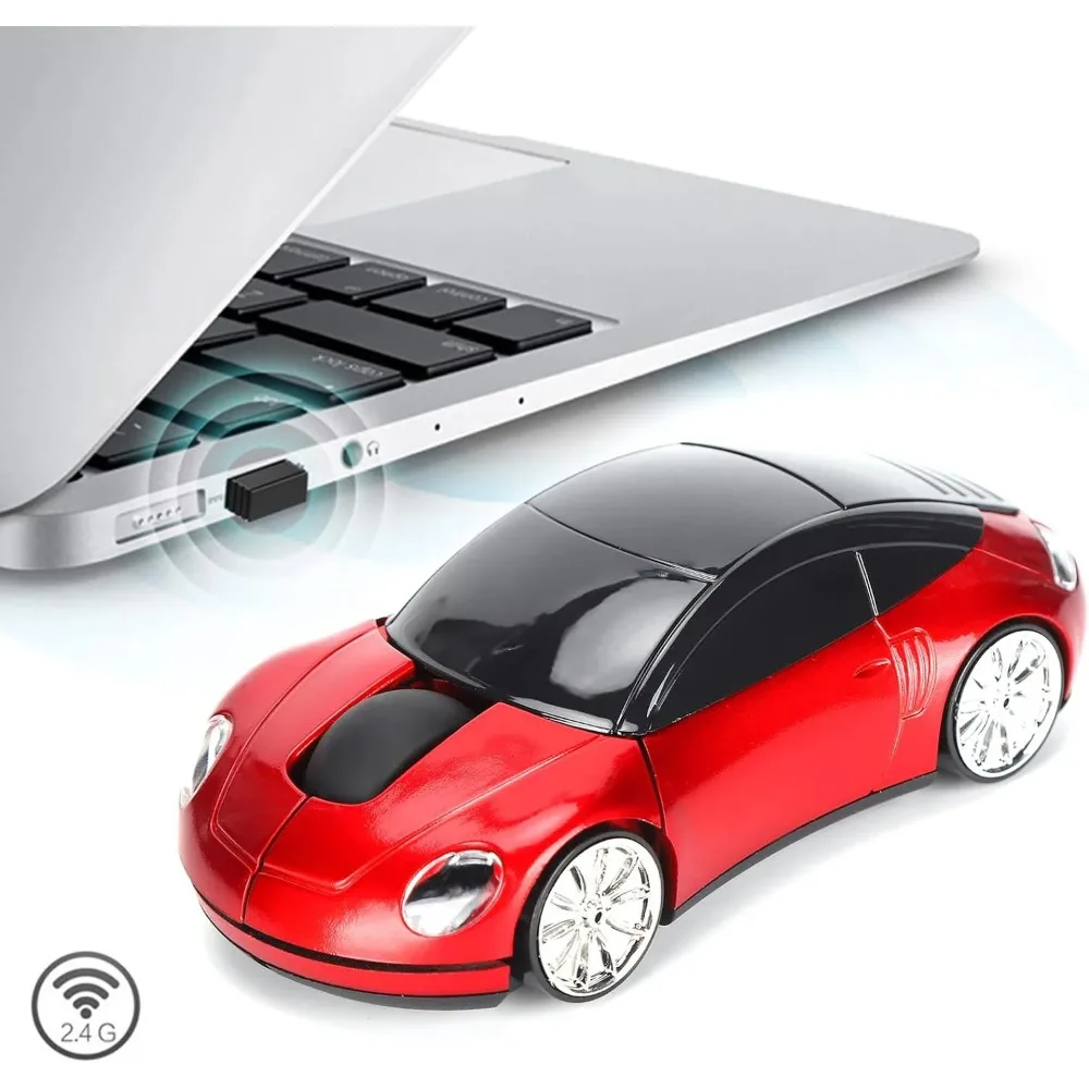 Wireless Fashion Car Shaped 2.4Ghz Optical Mouse