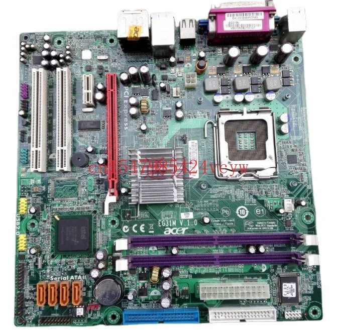 

Eg31m V1.0 DDR2 775-Pin G31 Integrated Desktop Computer Motherboards Package