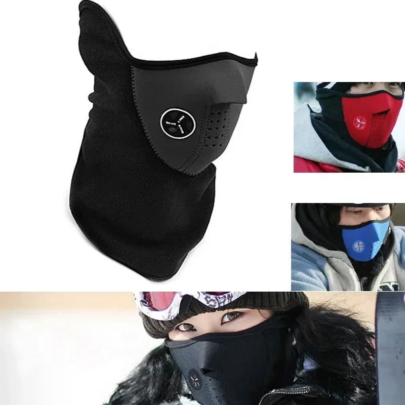 1pcs Riding Mask Windproof and Dustproof Outdoor Cold-proof Motorcycle Face Protection Warm Mountain Climbing Ski Mask
