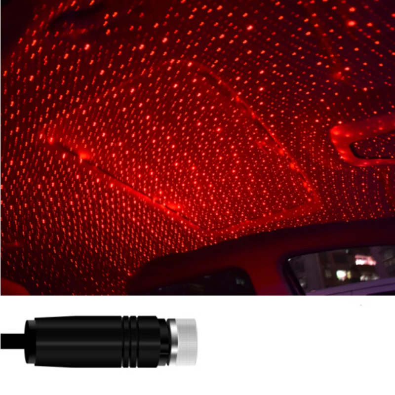 New Car Usb Led Roof Star Night Lights Proiettore Light Per Fiat 500 600 500L 500X Punto Stilo Bravo Freemont Stilo Panda