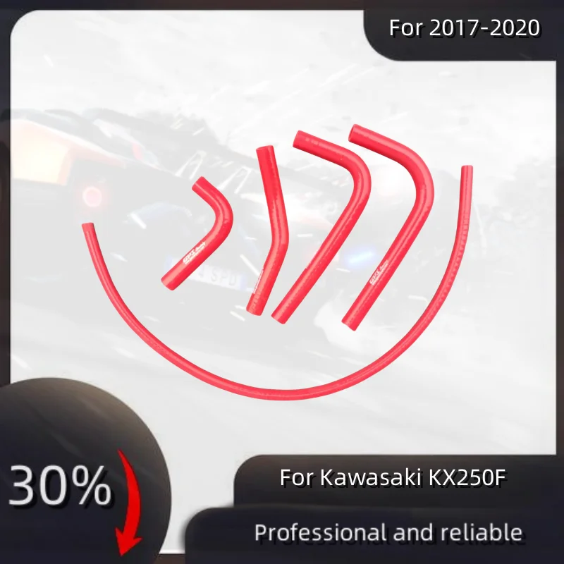 

For Kawasaki KX250F KX250 2017-2020 KX 250 F Silicone Radiator Hose Pipe Tube Kit 2017 2018 2019 2020