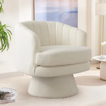 Modern Swivel Barrel Accent Chair 1