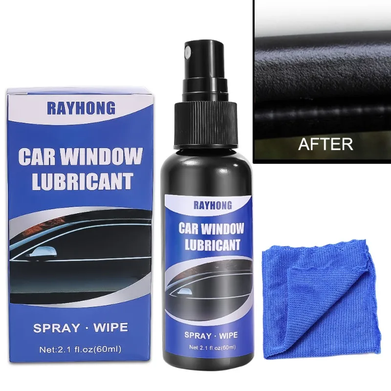 60mlCarWindowLubricantSunroofTrackSealantStripLubricationSpray