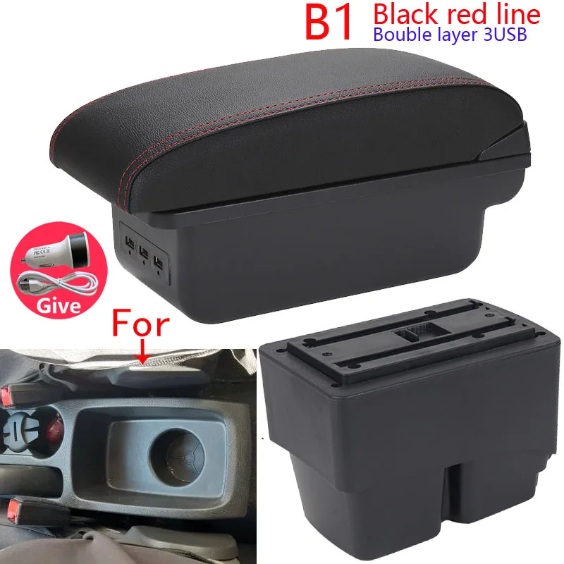Armsteunen auto Voor Ford Fiesta MK7 2009-2017 Opbergvak Voor De