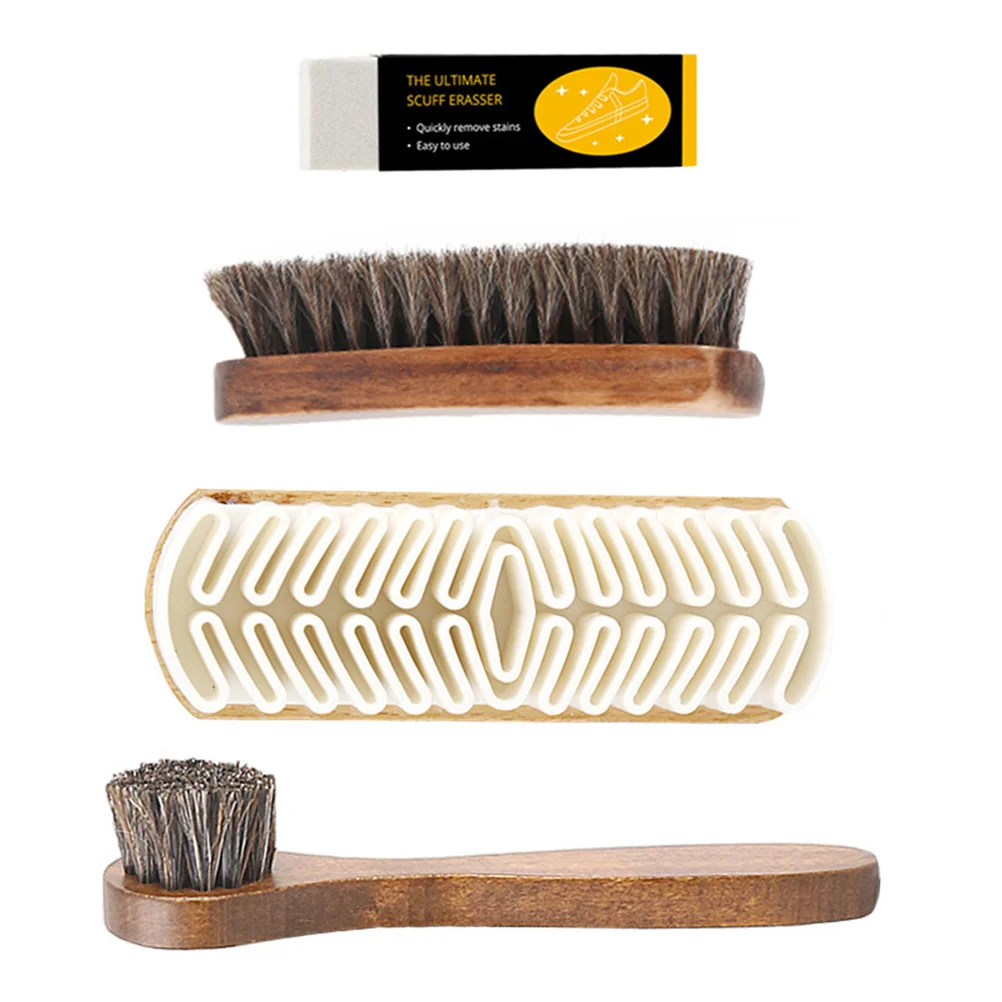 

Shoe Brush Boot Suede Cleaner Cleaning Goods Shoes Eraser Polish Beech Kit