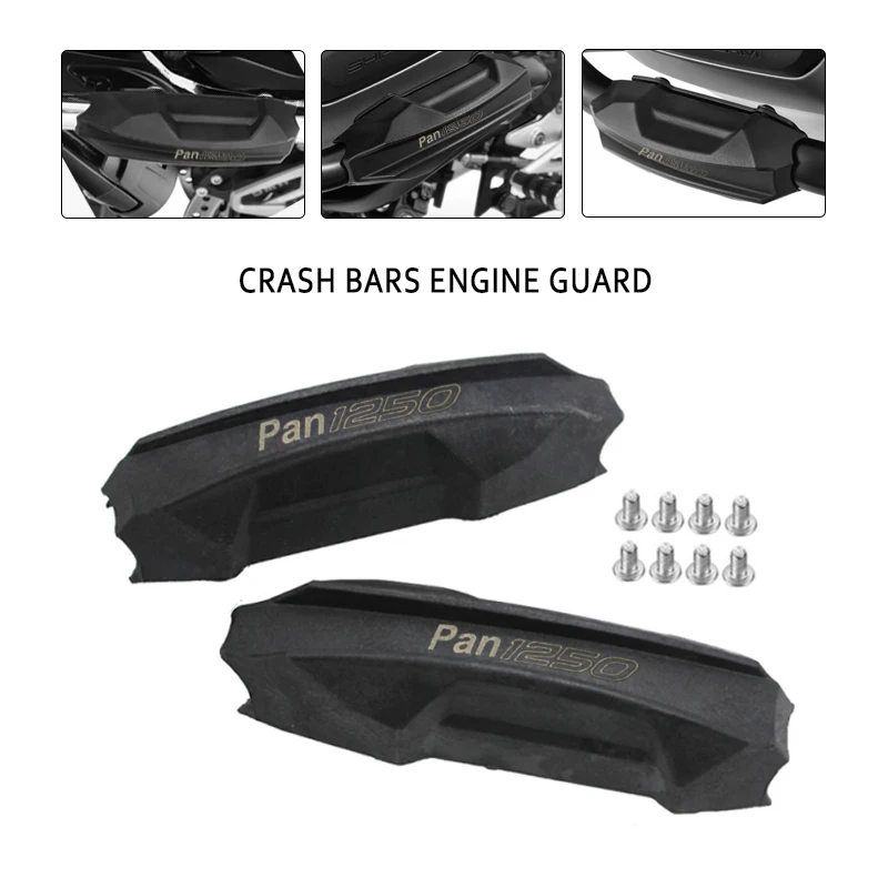

Motorcycle Engine Crash Bar Protector Bumper Guard Decorative Block Fit FOR PAN AMERICA 1250 PA1250 PANAMERICA1250