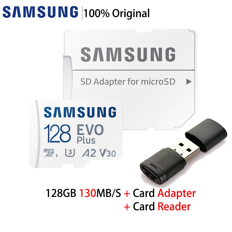 Scheda Micro Sd Samsung Originale Ad Alta Velocità 128Gb 64Gb Class10 Scheda Di Memoria Sdxc Uhs-I 4K Hd Per Registratore Di Guida Scheda Del Telefono