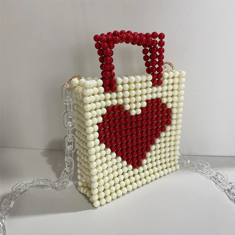 Luxe Love Hand Beaded Tote