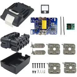 Enhanced Li-ion Battery Case with Charging Protection and LED Indicator (BoxPCB)