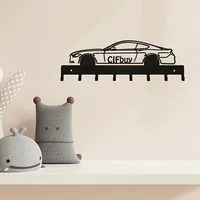 1pc Artistic Decorative Accessories 1pc Racing Car Key Holder Wall Mount for Exquisite Charm 1