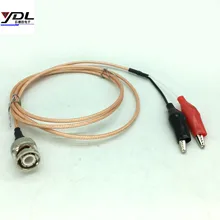 

10Pcs BNC Male RG316 RF Coaxial Cable to Double Alligator Clips Red&Black Tester Lead Wire Connector 30cm 50cm 100cm 150cm 200cm