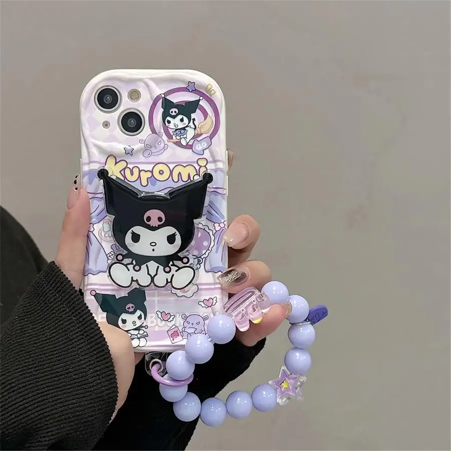thumbnail image 1 of Funda de teléfono Kuromi Hello Kitty para Samsung Galaxy S24 Ultra S22 S21 Plus S20 S23 FE A55 A35 A54 A24 A14 A34 A25 A15 A53 A33 A73, 1 of 5