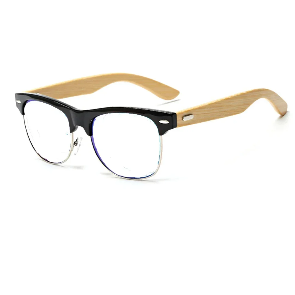 

Leisure Style Round Handcrafted Frame Bamboo Temples Fashion Round Reading Glasses +0.75 +1 +1.25 +1.5 +1.75 +2 To +6