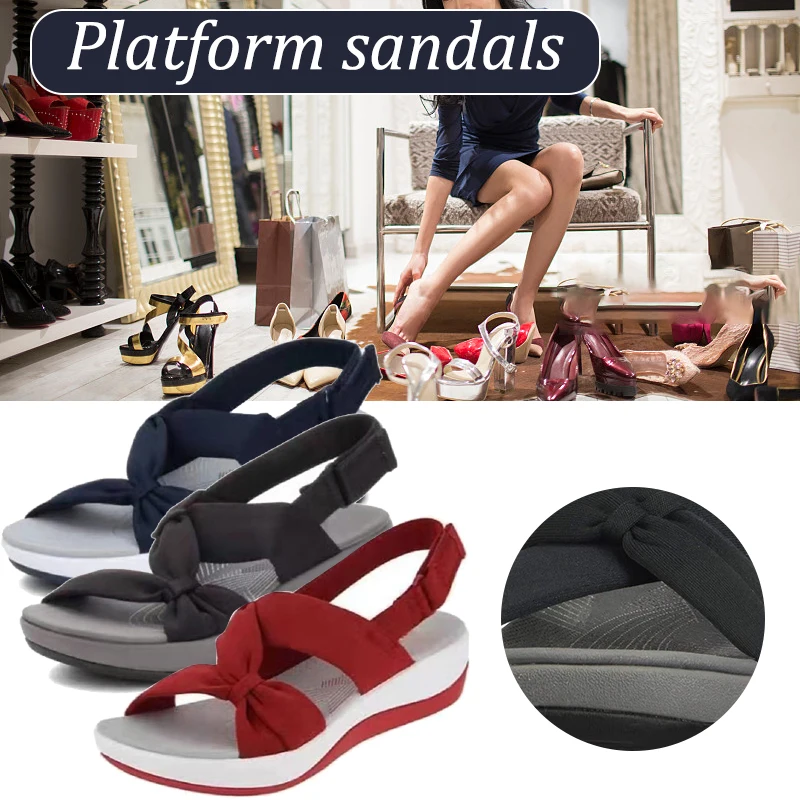

Women's Sandal Comfort Slides Beach Shoes Buckle Design Summer Beach Shoes For Outdoor 2023 New Soft Buckle Strap Ladies Casual