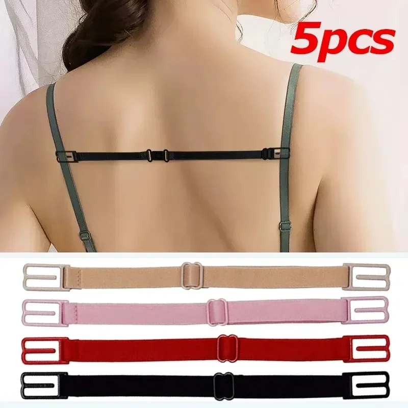 Anti-Slip Bra Strap Women Girl Adjustable Underwear Shoulder Belt Back Hasp Holders Buckle Belt Invisible Elastic Bra Strap Gift elastic men chest harness belt elastic shoulder body strap cosplay costume gift