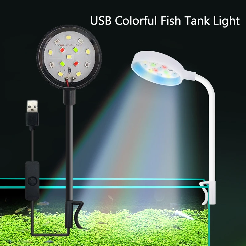 Aquariumlamp met klemmen LED 75-90 cm blauw en wit