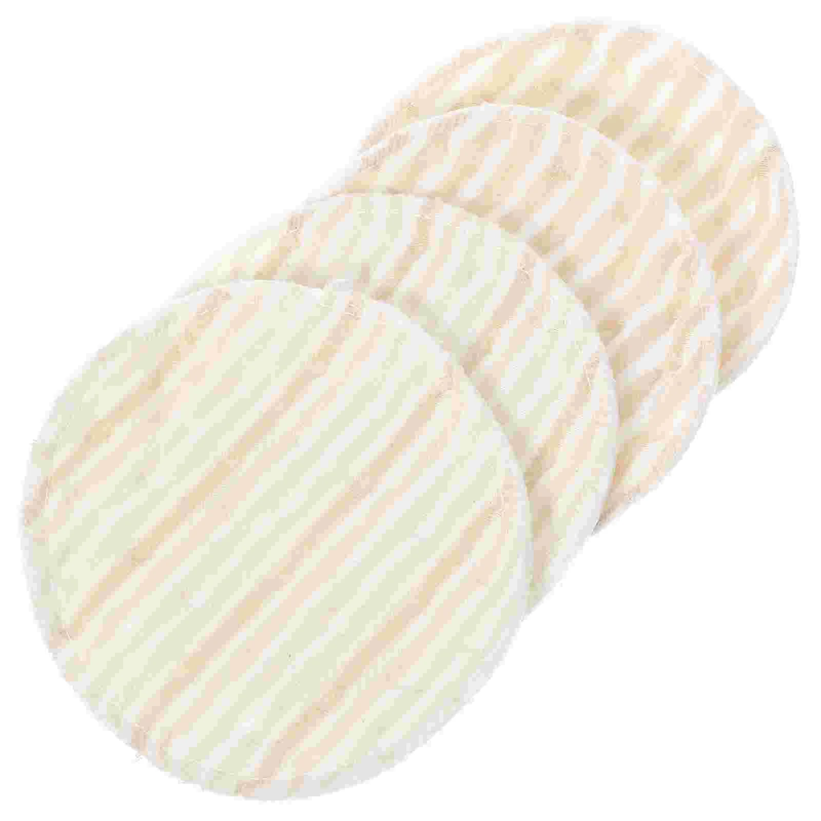 

4pcs Breast Pads Women Breastfeeding Pads Washable Breast Pads Cotton Breast Pads