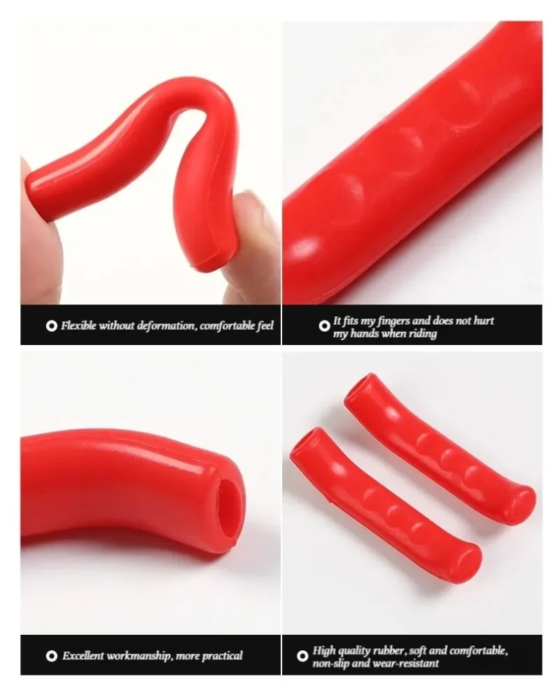 Description Picture 6 of itemSilicone MTB Handlebar Grips Bicycle Brake Handle Sleeve Cover Protect Cover Anti-slip Cycling Gear Motorcycle Bike Accessories