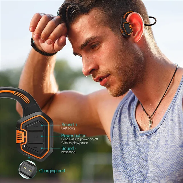 LS-auriculares de conducción ósea AS9, auriculares Bluetooth deportivos  inalámbrico integrado, reproductor MP3 IP68 de 16G para auricular de  natación y Xiaomi - AliExpress