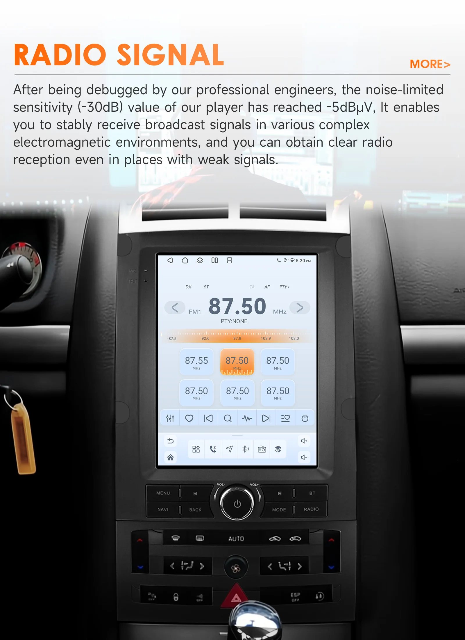 9,7-Zoll-Android-Autoradio für Peugeot 407 CC SW 407CC 2004-2011 Multimedia-Player GPS 360-Kamera Carplay mit Snapdragon 6115 Bildschirm – Detail 20